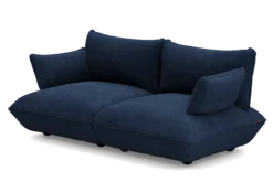 Sumo Sofa Medium Cord Deep Blue Modulares Indoor-Sofa, 210.5x108x90 cm
