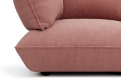 Sumo Sofa Medium Cord Soft Pink Modulares Indoor-Sofa, 210.5x108x90 cm