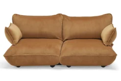 Sumo Sofa Medium Velvet Almond Modulares Indoor-Sofa, 210.5x108x90 cm