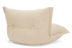 the BonBaron Sherpa Loungesessel, beige, 120x120x75 cm