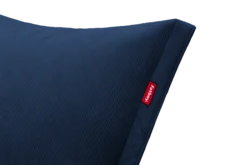 the BonBaron Slim Cord Loungesessel, blau, 102x85x75 cm
