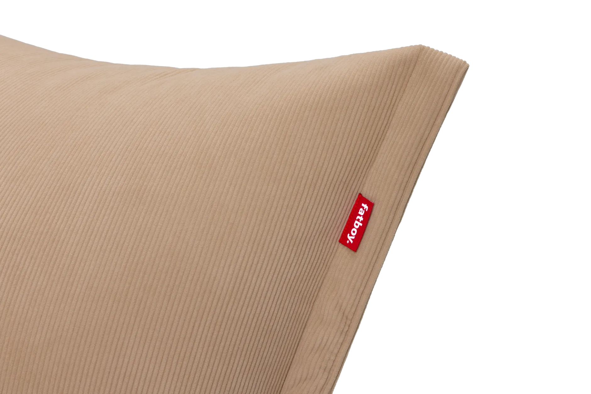 the BonBaron Slim Cord Loungesessel, beige, 102x85x75 cm