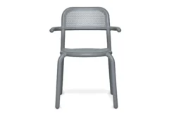 Toní Armchair Gartenstuhl mit Armlehne, grau, 59.5x54.5x80.5 cm
