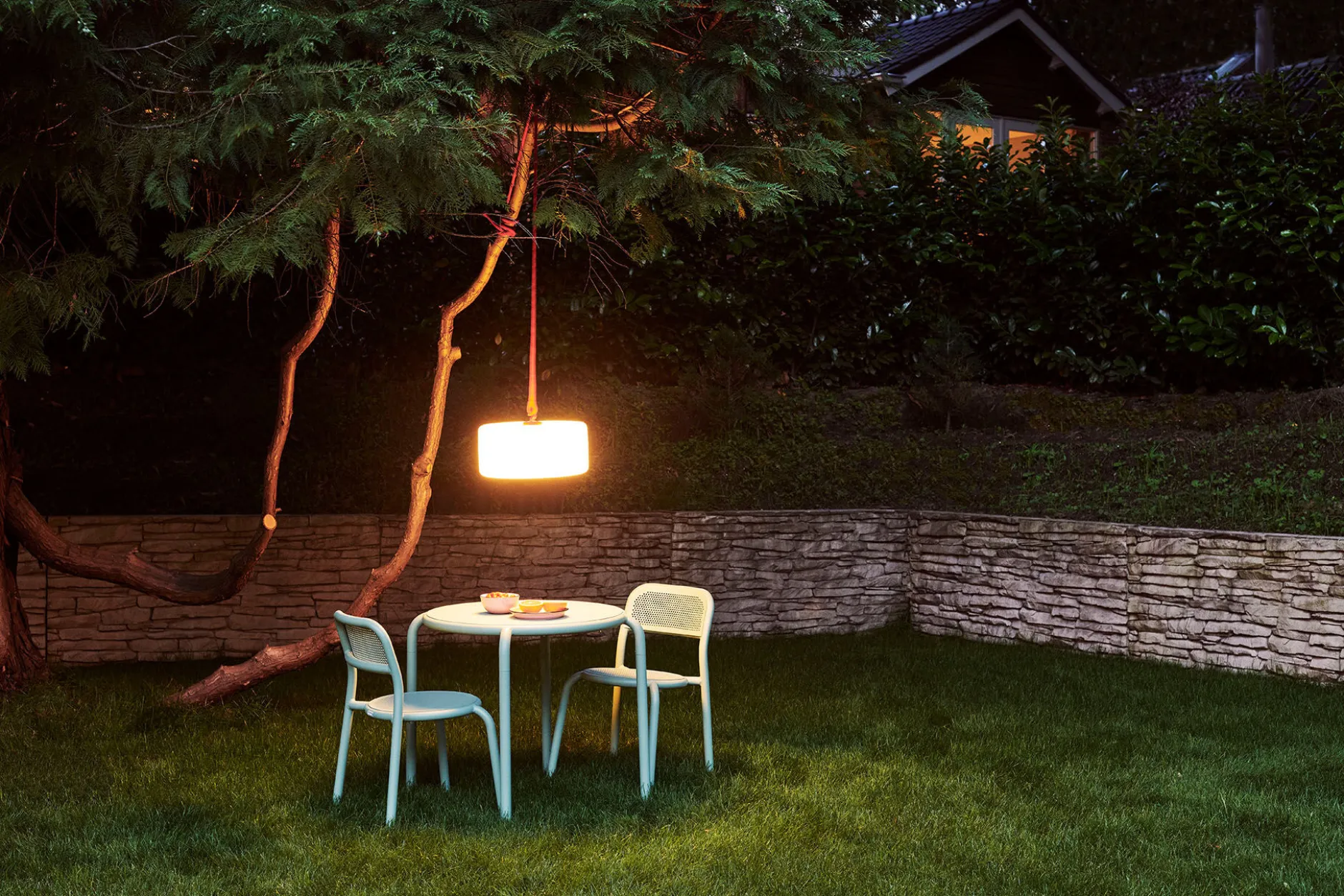 Toní Bistreau Kleiner Gartentisch, grün, 80x80x76 cm