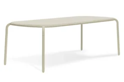 Toní Tablo Großer Gartentisch, beige, 220x99x76 cm