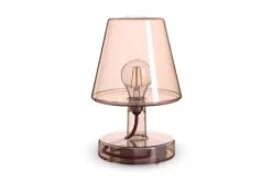 Transloetje Kabellose Tischlampe, braun, 16x16x22.5 cm